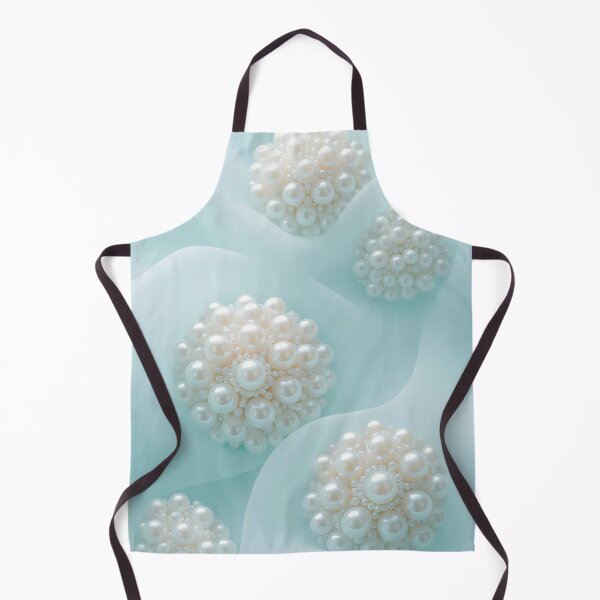 Item preview, Blue Waves Motif, Motif Pearls Brooch Jewelry & Clouds (image size 8320x12480) designed and sold by Digital-Davinci.