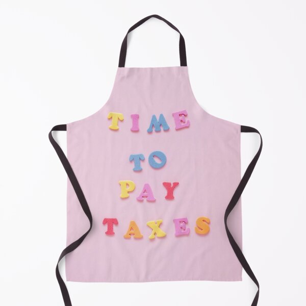 Item preview, Cheerful Tax Reminder in Colorful Letters designed and sold by Mo_Money_.