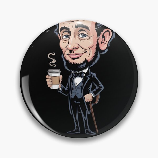 Item preview, Abraham Lincoln Needs Coffee – Funny History designed and sold by BankMano.