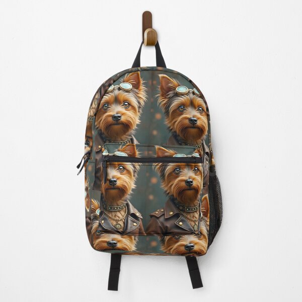Item preview, Macho Steampunk Retro Silky Terrier designed and sold by Huskyyy Designs.