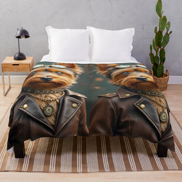 Item preview, Macho Steampunk Retro Silky Terrier designed and sold by Huskyyy Designs.