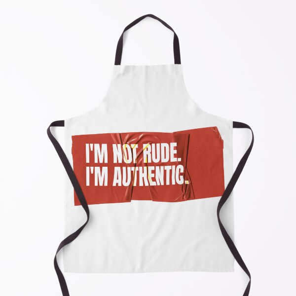 Item preview, Not rude - Red Tape Art Statement designed and sold by Wow.Monique.