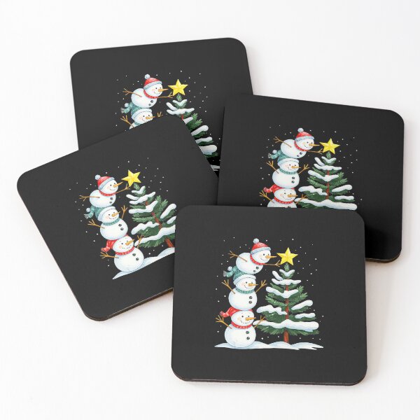 Item preview, Funny Christmas Snowman Topper Tree Holiday Family designed and sold by WayTBeenkenArt.