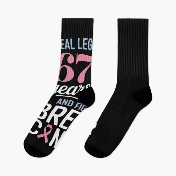 Item preview, Real Legends are 67 Years Old and Fighting Breast Cancer designed and sold by SnackPAC.