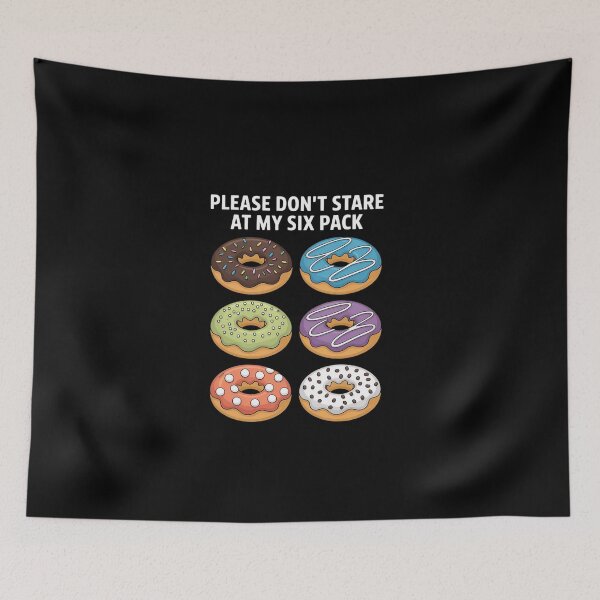 Item preview,  Donut Art For Men Women Doughnut Food Gym Six Pack  designed and sold by EllinoKlemo.