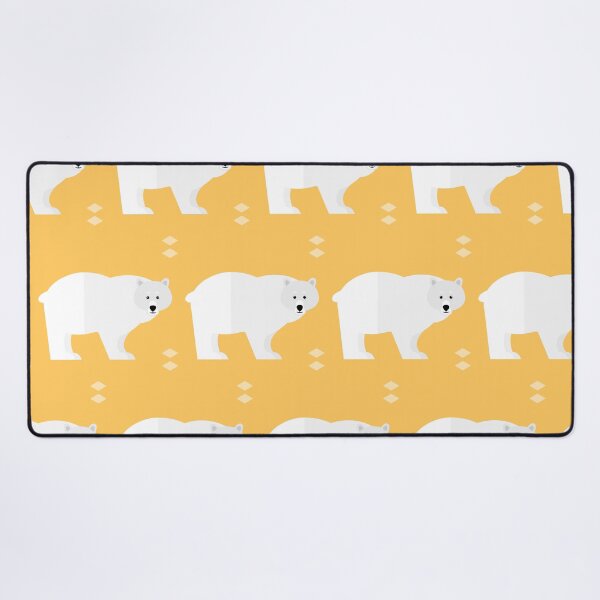 Item preview, Polar bears on yellow designed and sold by reneesillus.