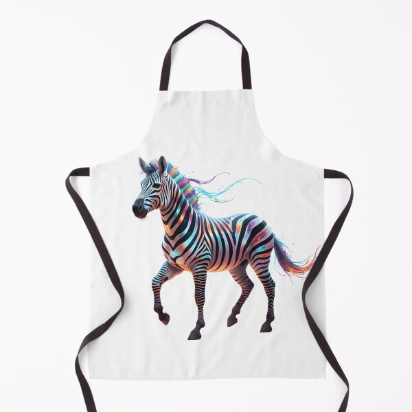 Item preview, Rainbow Neon Fantasy Zebra designed and sold by GloriousArtSKD.