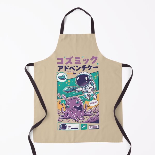 Item preview, Cosmic Adventure Astro Fight - Retro Astronaut vs. Slime Monster designed and sold by AwesomeBeyondLimits.