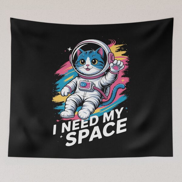 Item preview, Funny Astronaut  Cat Cute designed and sold by SyncSusscess.