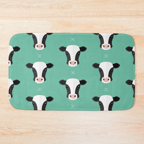 Item preview, Cow heads on blue designed and sold by reneesillus.