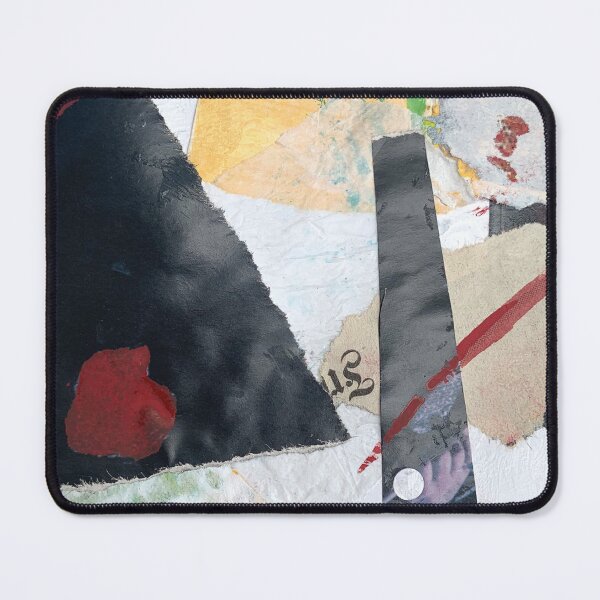 Item preview, Art Print & More: Abstract Collage of Paper Fragments – Poetic Miniature Series – 267 Crocru | Annette Kunow designed and sold by KunowArtShop.