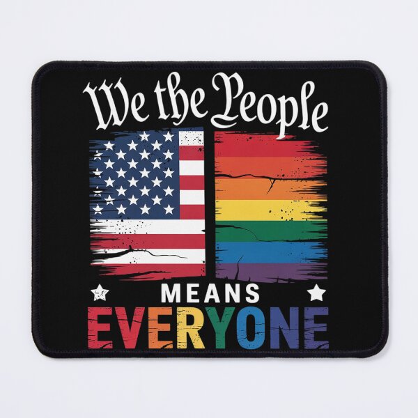 Item preview, We The People Means Everyone US Constitution LGBT Pride designed and sold by MyzoToyota.