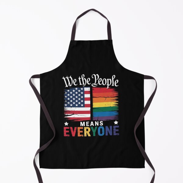 Item preview, We The People Means Everyone US Constitution LGBT Pride designed and sold by MyzoToyota.