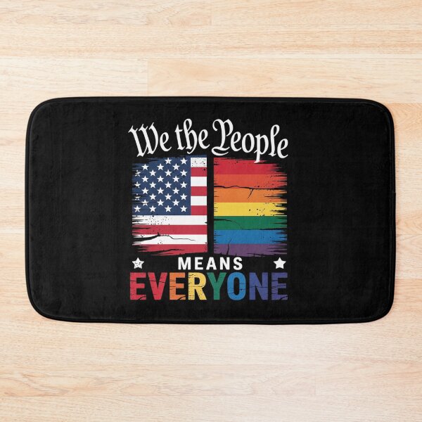 Item preview, We The People Means Everyone US Constitution LGBT Pride  designed and sold by MyzoToyota.