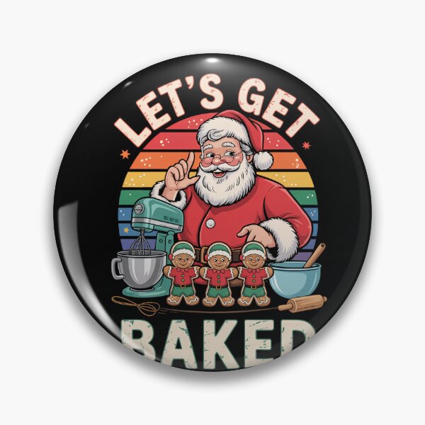 Item preview, Baking Xmas Santa Baker Gingerbreads designed and sold by ScottieBode.