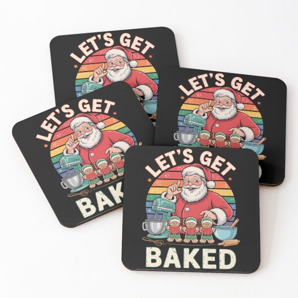 Item preview, Baking Xmas Santa Baker Gingerbreads designed and sold by ScottieBode.