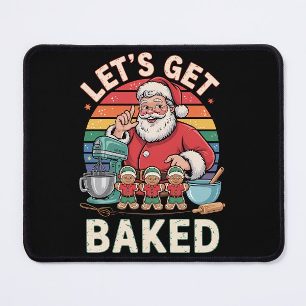 Item preview, Baking Xmas Santa Baker Gingerbreads designed and sold by ScottieBode.