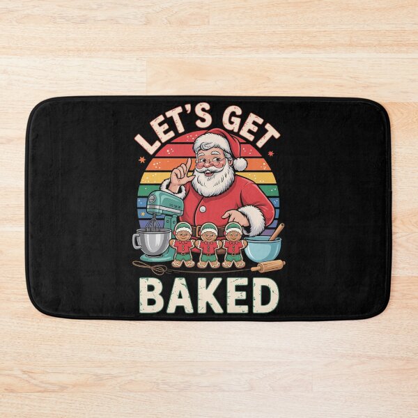 Item preview, Baking Xmas Santa Baker Gingerbreads designed and sold by ScottieBode.