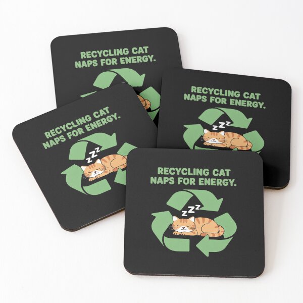 Item preview, Recycling Cat Naps for Energy Cat designed and sold by SnackPAC.