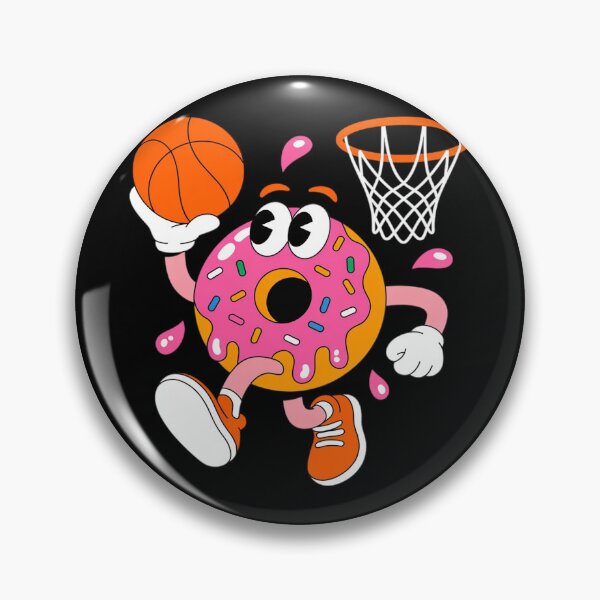 Item preview, Donut Dunking Basketball Food Champ Sports Donut  designed and sold by KonstanKoraner.