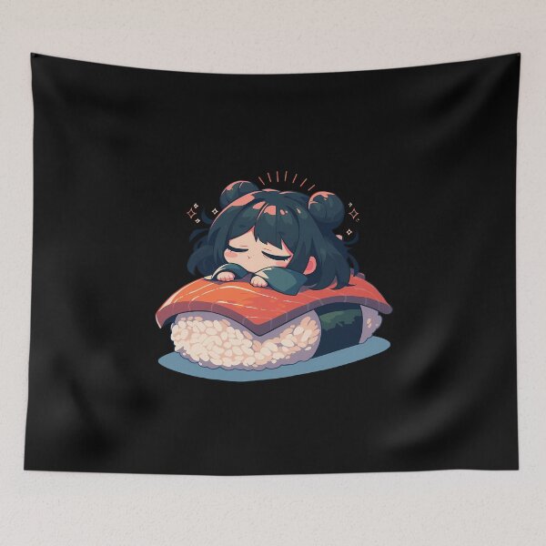 Item preview, Anime Chibi Sushi Maki Mukuro Ikusaba Danganronpa Kawaii designed and sold by CarlosBender.
