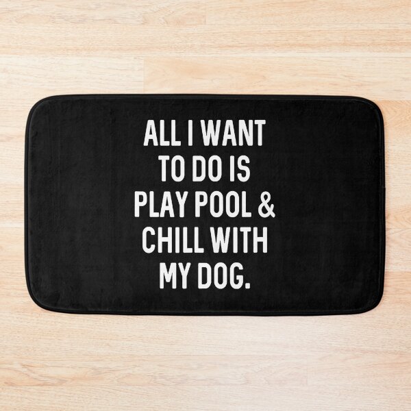 Item preview, Pool Player Gifts Men Women Chill With Dog Billiards designed and sold by CaraRuth.
