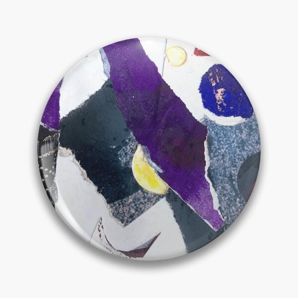 Artikelvorschau, Art Print & Mehr: Abstrakte Collage in Violett und Schwarz – Poetische Miniatur Serie – 246 Massi | Annette Kunow entworfen und verkauft von KunowArtShop.