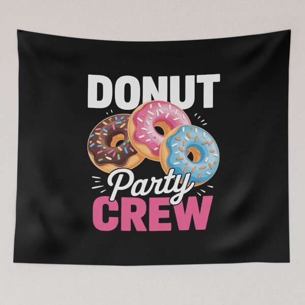 Item preview,  Donut Party Crew Family Girl Birthday Dad Mom Squad  designed and sold by PowAcademy.