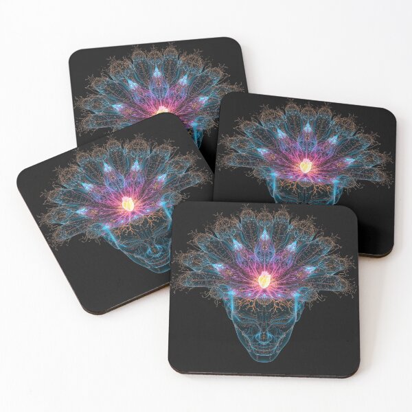 Item preview, Neural Bloom of Emotion – Futuristic Human Mind Digital Art designed and sold by PLUSHIWORLDtm.