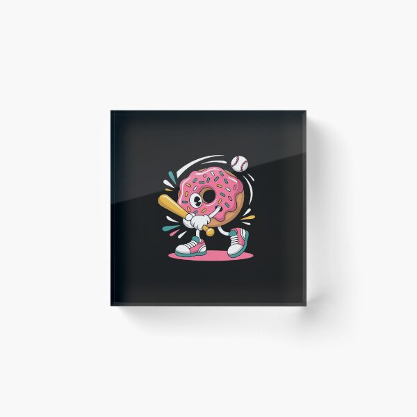 Item preview,  Donut Playing Baseball Food Champ Sports Donut  designed and sold by PowAcademy.