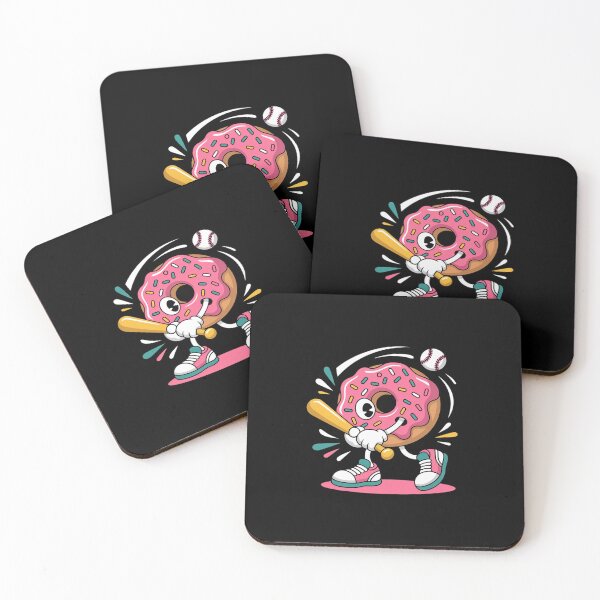 Item preview,  Donut Playing Baseball Food Champ Sports Donut  designed and sold by PowAcademy.