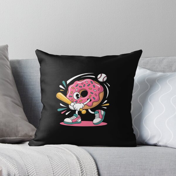 Item preview,  Donut Playing Baseball Food Champ Sports Donut  designed and sold by PowAcademy.