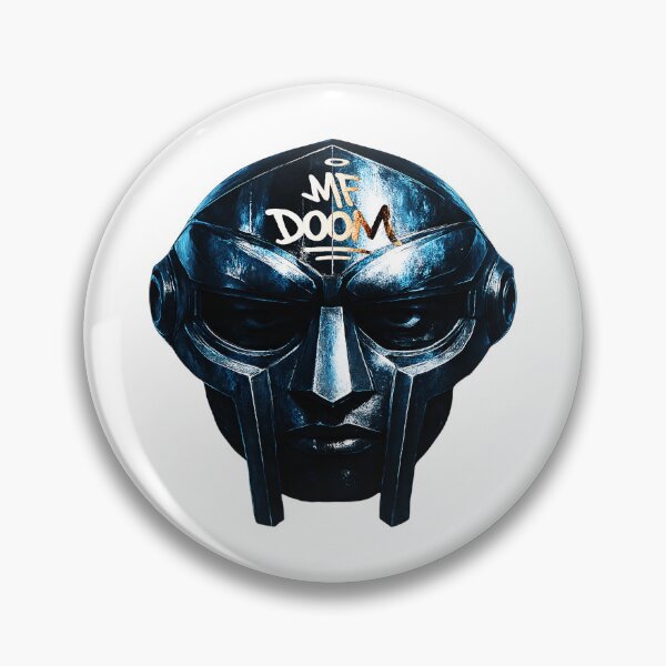 Item preview, Blue Chrome MF Doom Mask Portrait designed and sold by daineques.
