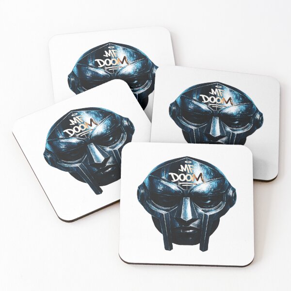 Item preview, Blue Chrome MF Doom Mask Portrait designed and sold by daineques.