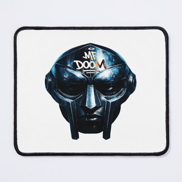 Item preview, Blue Chrome MF Doom Mask Portrait designed and sold by daineques.