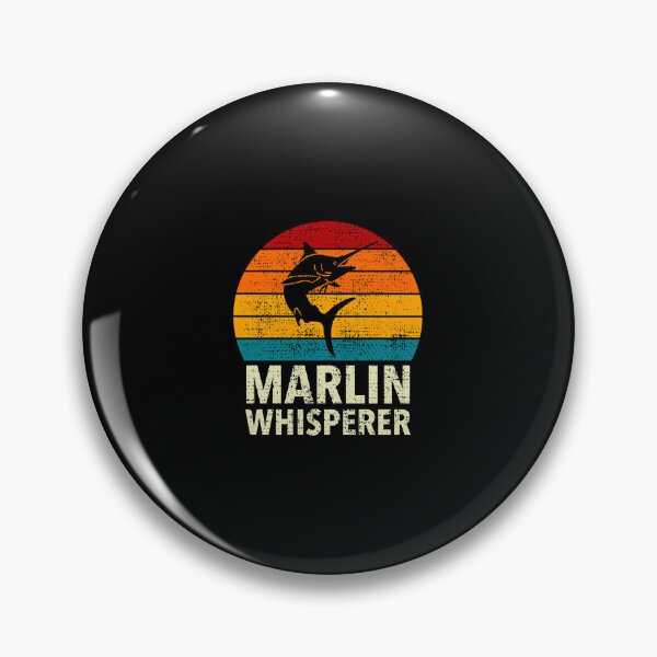 Item preview, Blue Swordfish Marlin Whisperer Sport Sea Fishing Retro designed and sold by LauraLydiaa.