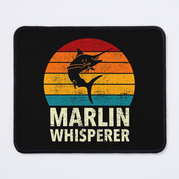 Item preview, Blue Swordfish Marlin Whisperer Sport Sea Fishing Retro designed and sold by LauraLydiaa.