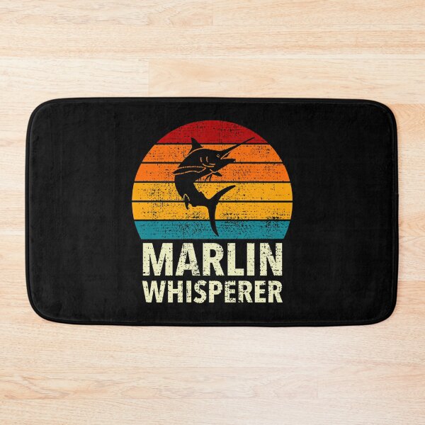 Item preview, Blue Swordfish Marlin Whisperer Sport Sea Fishing Retro designed and sold by LauraLydiaa.