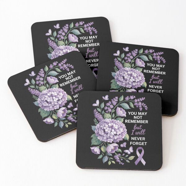 Item preview, You May Not Remember But I Will Never Forget Alzheimer designed and sold by Formatage.