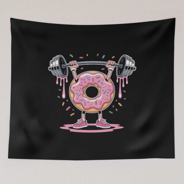 Item preview,  Donut Weightlifting Donut Lover  designed and sold by KonstanKoraner.