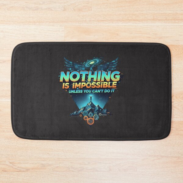 Item preview, Nothing is impossible unless you can't do it - cyber punk motivation designed and sold by shmupod.