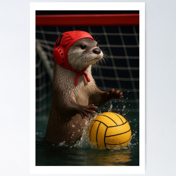 Item preview, Otter Goalie Saves the Day designed and sold by Tridentulus.