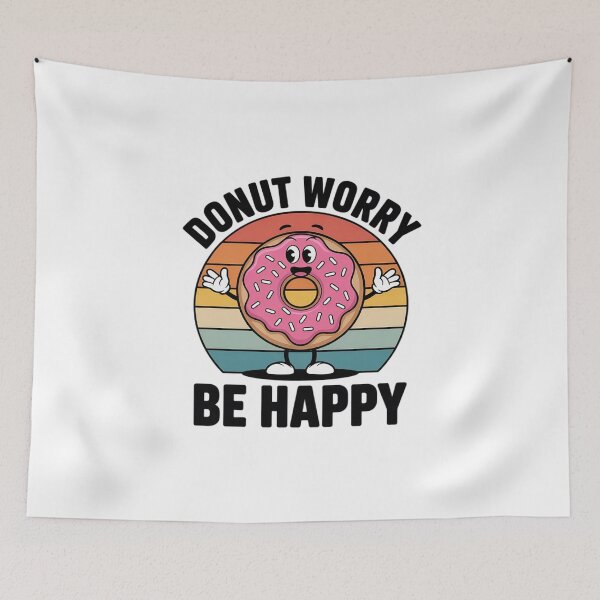 Item preview, Donut Worry Be Happy Kids Toddler Boy Girl  designed and sold by PowAcademy.