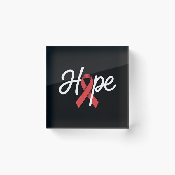 Item preview, World Aids Day Red Ribbon Hope World Aids Tag designed and sold by Formatage.