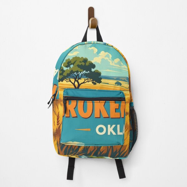 Item preview, Broken Arrow, Oklahoma: Vintage-Style Painterly Travel Poster designed and sold by LSVart.