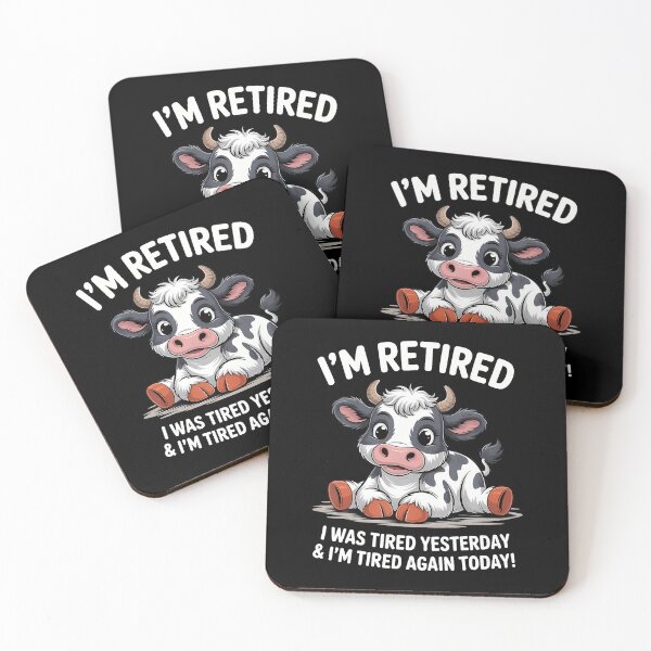 Item preview, I'M Retired I Was Tired Yesterday  I'M Tired Again Today designed and sold by CharlotteSandra.