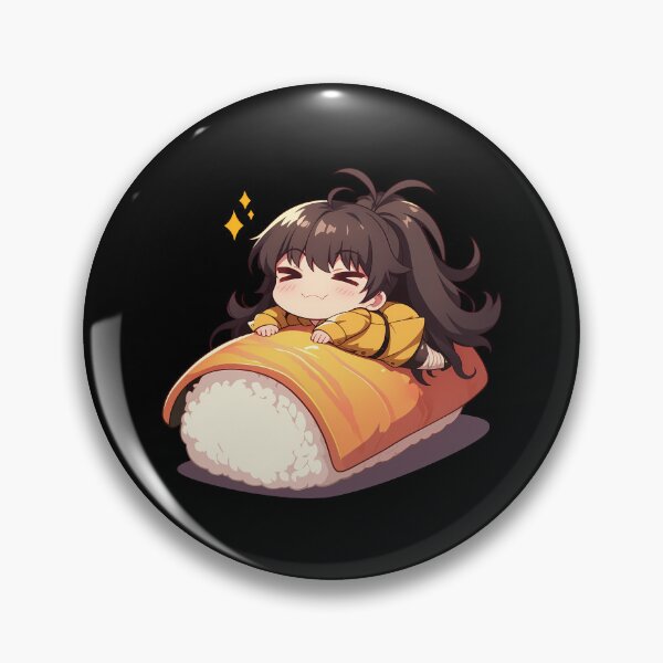 Item preview, Anime Chibi Sushi Maki Karen Araragi Bakemonogatari Kawaii designed and sold by CarlosBender.