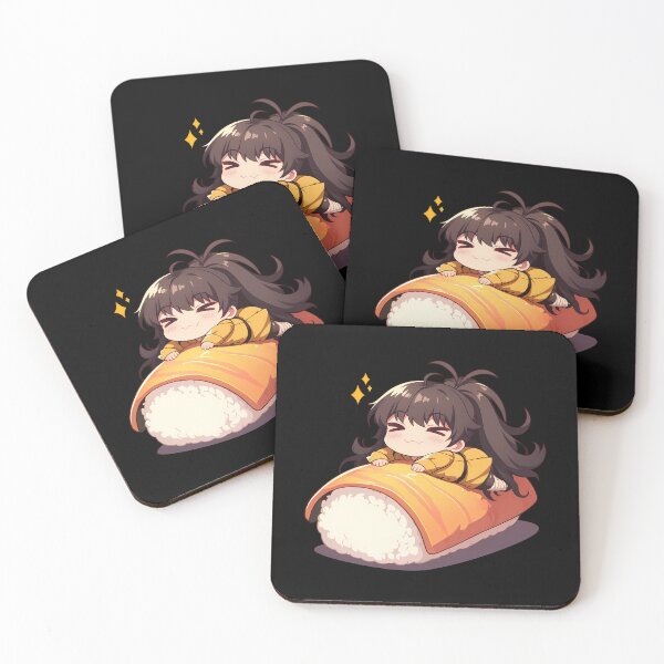 Item preview, Anime Chibi Sushi Maki Karen Araragi Bakemonogatari Kawaii designed and sold by CarlosBender.