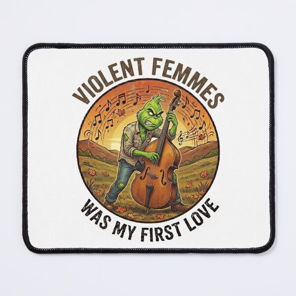 Item preview, Grinch Playing Double Bass Folk Punk Acoustic Musi designed and sold by heisergarziao.