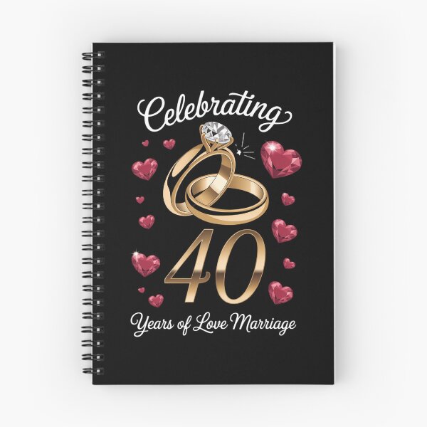 Item preview, Celebrating 40 Years of Marriage 40th Wedding Anniversary designed and sold by papertaless.